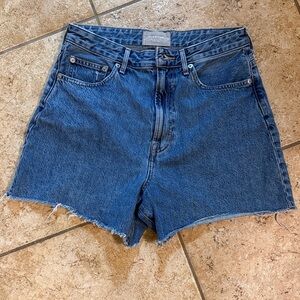 Everlane A-line denim short size 29 organic cotton